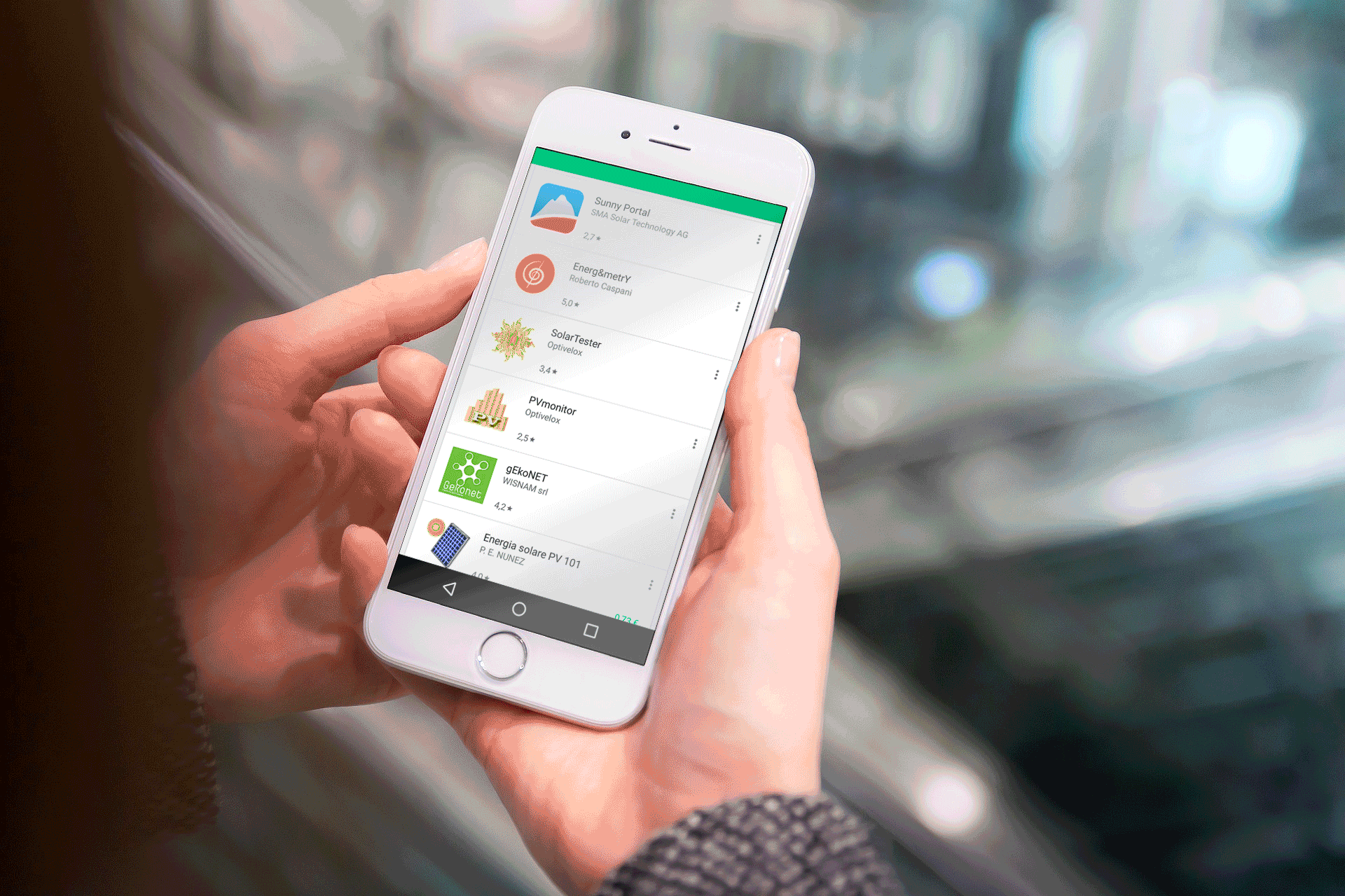 AppFotovoltaicoMobile App per smartphone