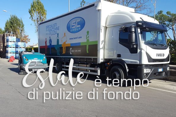 Camion ISC con Tennant S30 Estate è tempo di pulizie di fondo