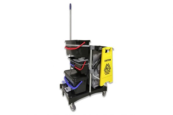 Kit basic_attrezzi 2 Kit completo per la pulizia manuale con carrello modello BASIC