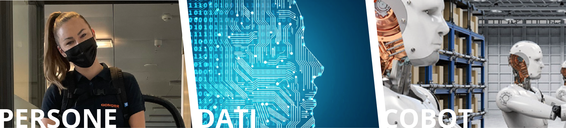 Persone, dati, cobot per la pulizia