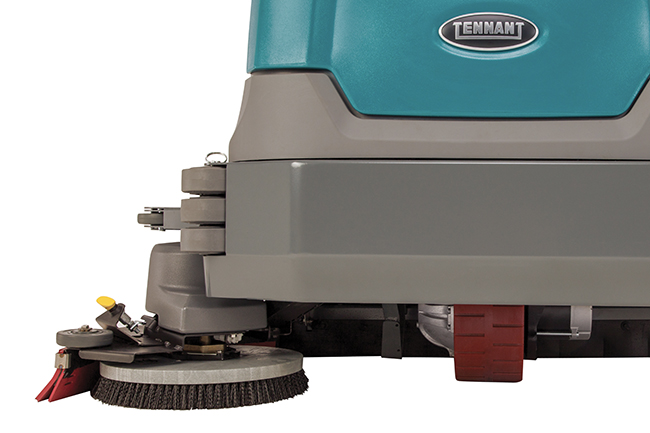 T17 scr brush closeup Spazzola laterale ritrattile