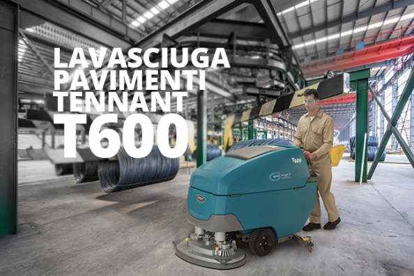 T600-copertina notiziaNEW Lavasciuga pavimenti Tennant T600