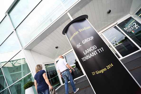 Ingresso della presentazione uffiiciale della Lavapavimenti T17 allo Juventus Stadium Ingresso evento T17